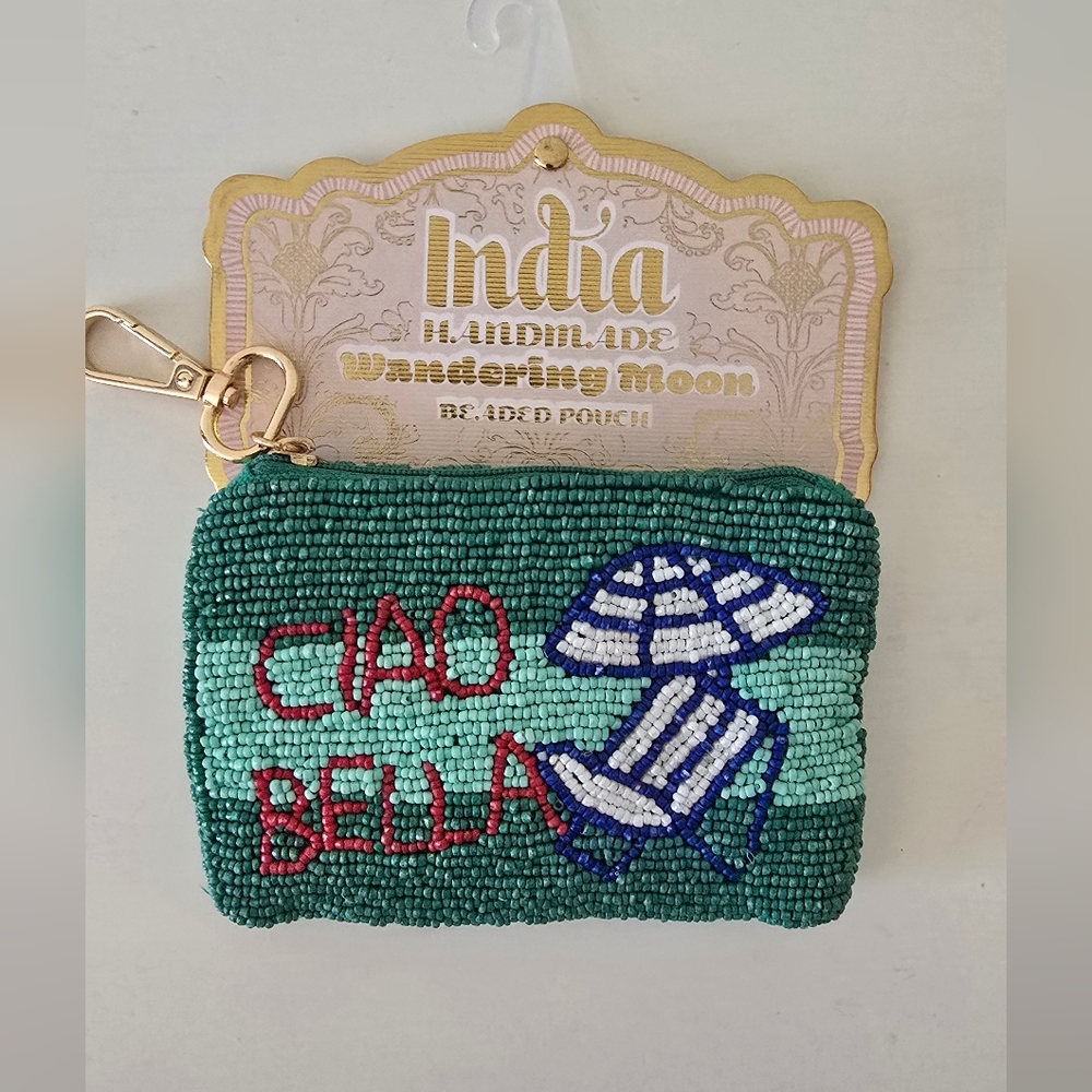 Wandering Moon Handmade Beaded Pouch – Ciao Bella Design